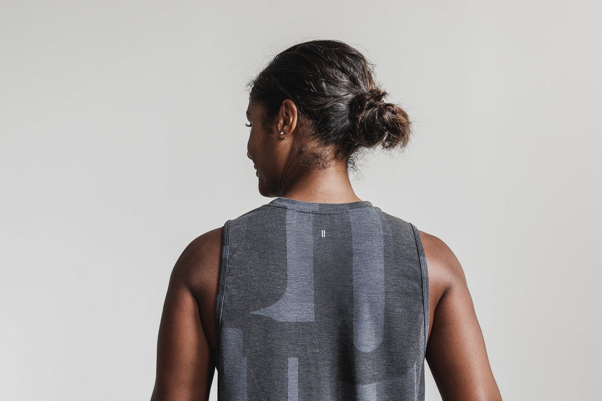Nobull Muscle Davidsdottir Tank Tanktop Dames Grijs | 735942-DCI