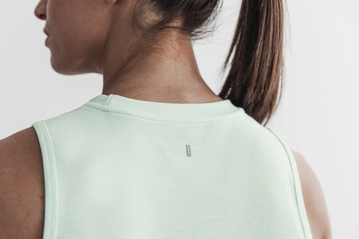 Nobull Muscle Tank Tanktop Dames Groen | 150682-LOG
