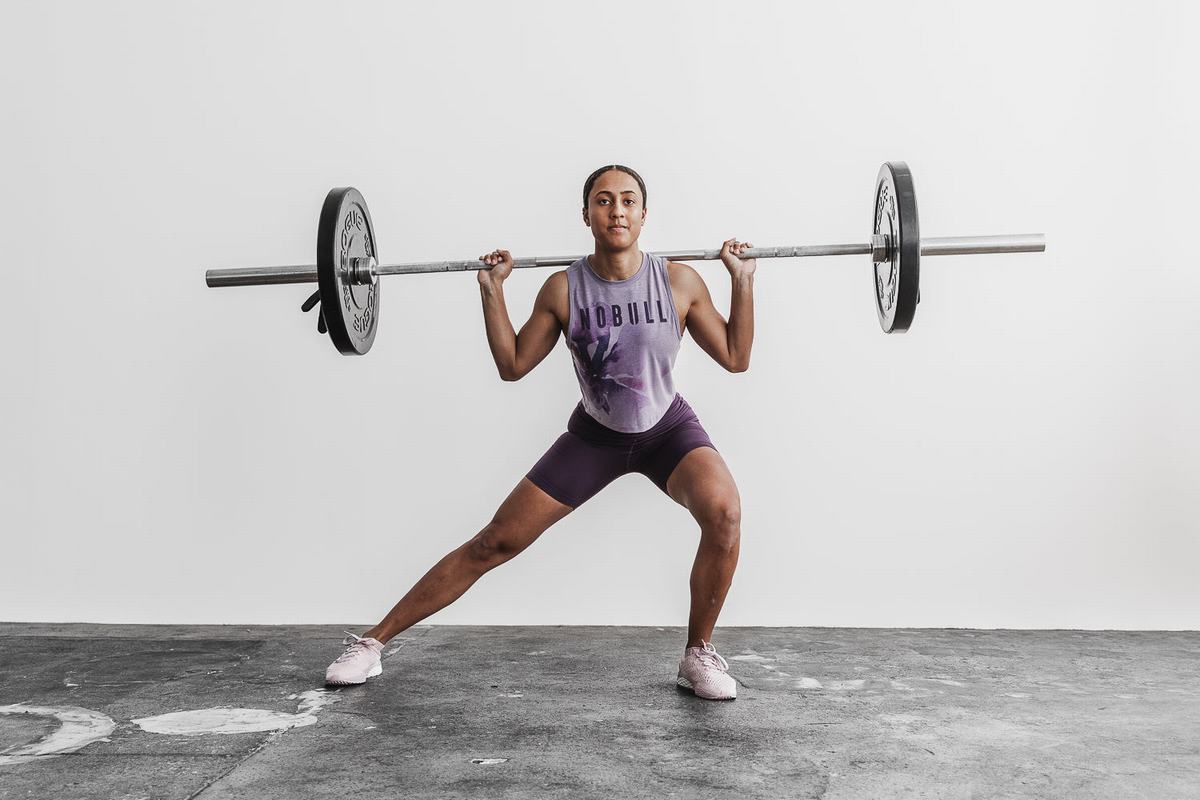 Nobull Muscle Tank Tanktop Dames Lavendel | 854293-AKY