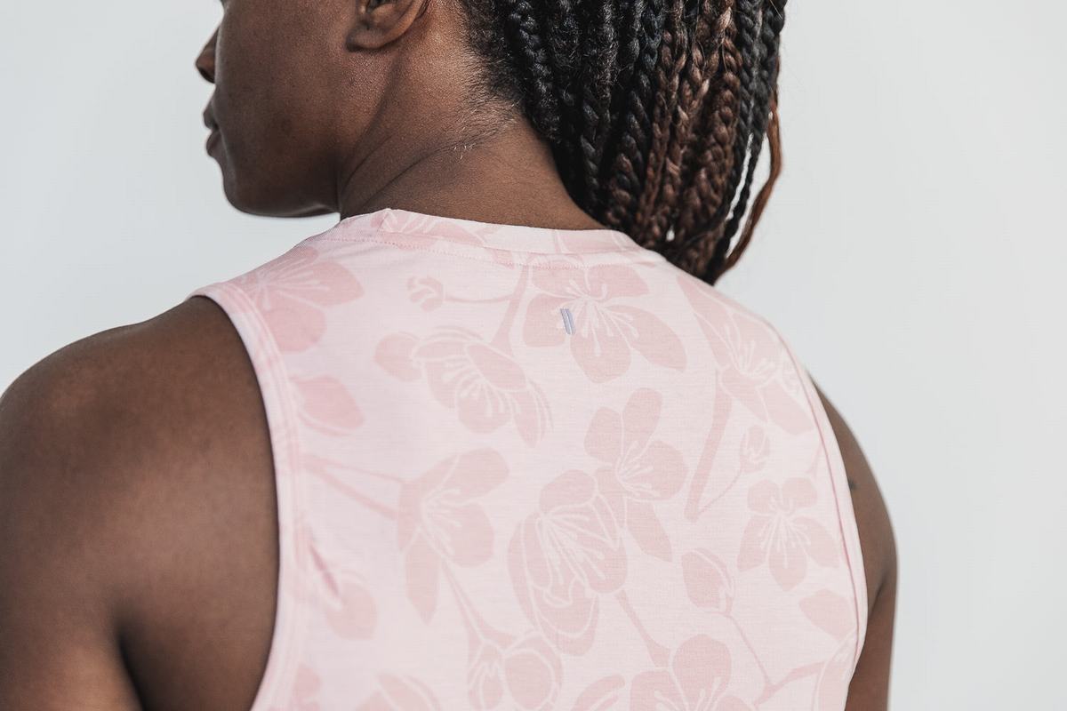 Nobull Muscle Tank Tanktop Dames Roze Roze | 270634-NTF