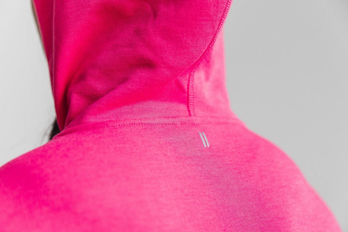Nobull Neon Hoodie Dames Roze | 574806-IZN
