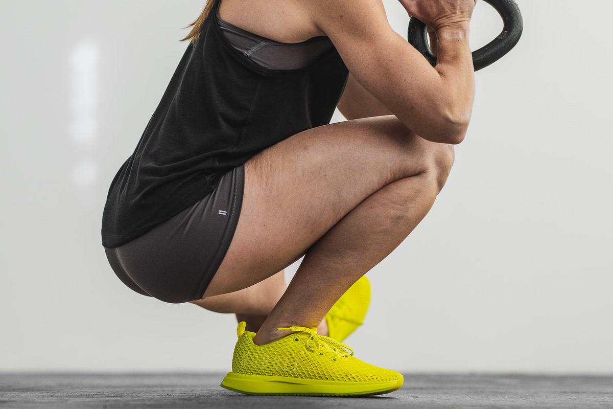 Nobull Neon Mesh Runner Loopschoenen Dames Lichtgroen | 217805-ACQ
