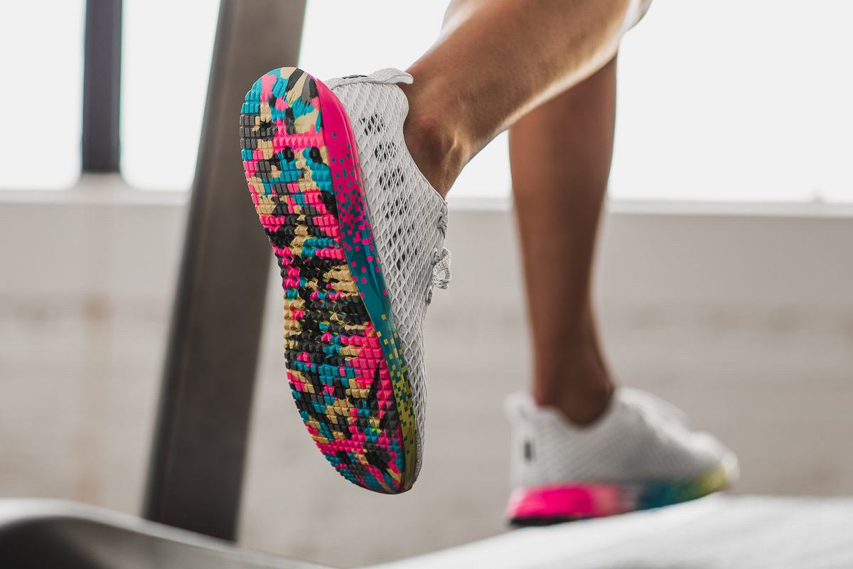 Nobull Neon Mesh Runner Loopschoenen Dames Wit | 768015-QHX