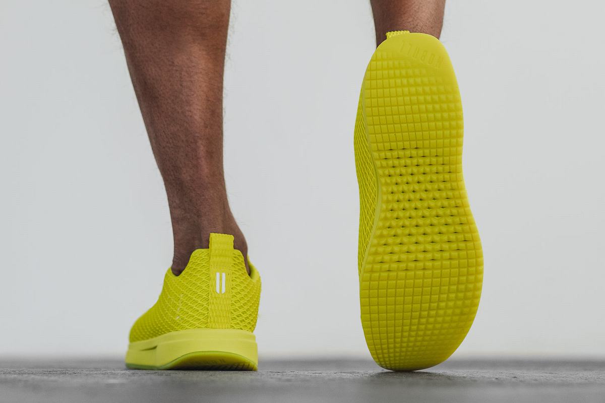 Nobull Neon Mesh Runner Loopschoenen Heren Lichtgroen | 247069-VYR