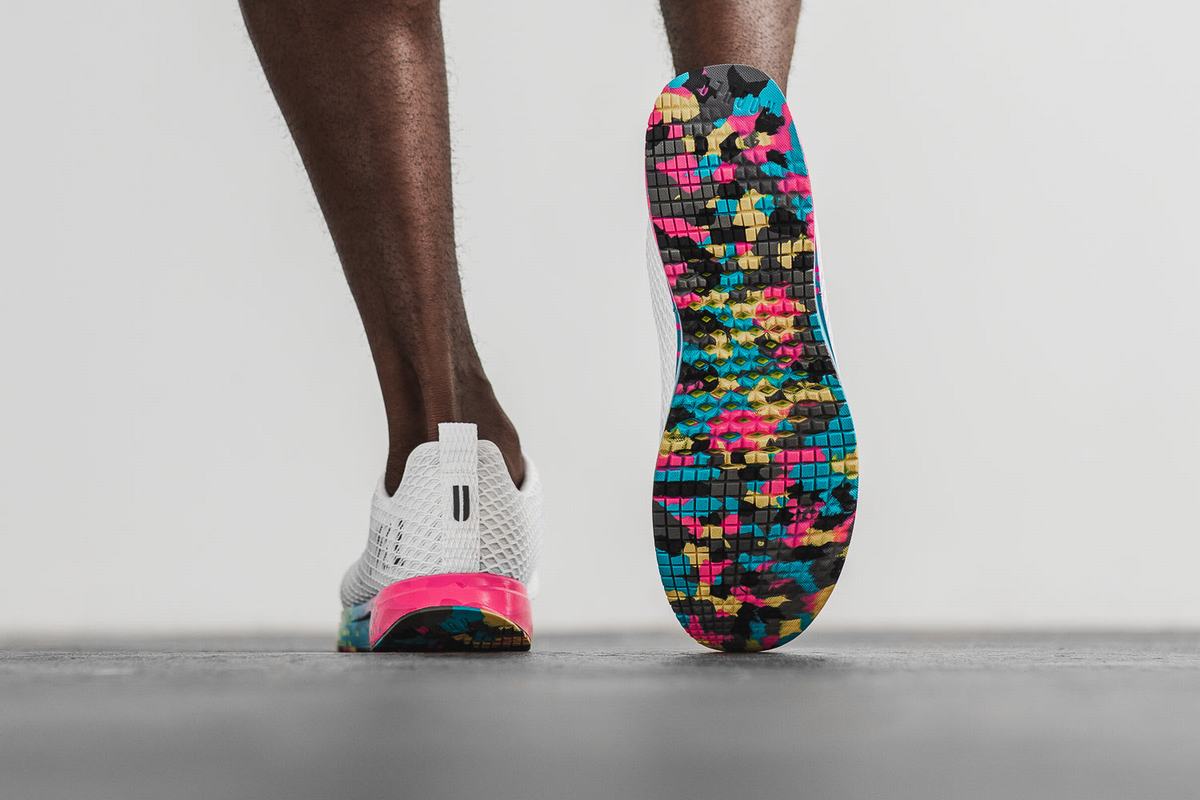 Nobull Neon Mesh Runner Loopschoenen Heren Wit | 684523-AWN