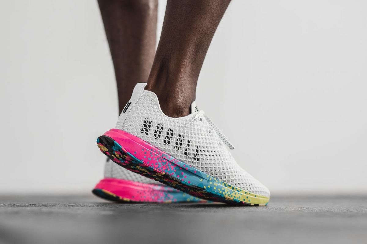 Nobull Neon Mesh Runner Loopschoenen Heren Wit | 684523-AWN