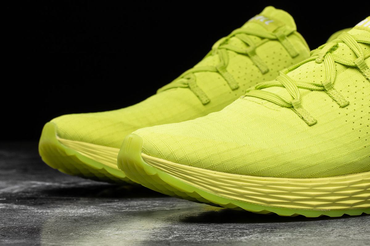 Nobull Neon Ripstop Runner Loopschoenen Heren Lichtgroen | 017528-ZWO