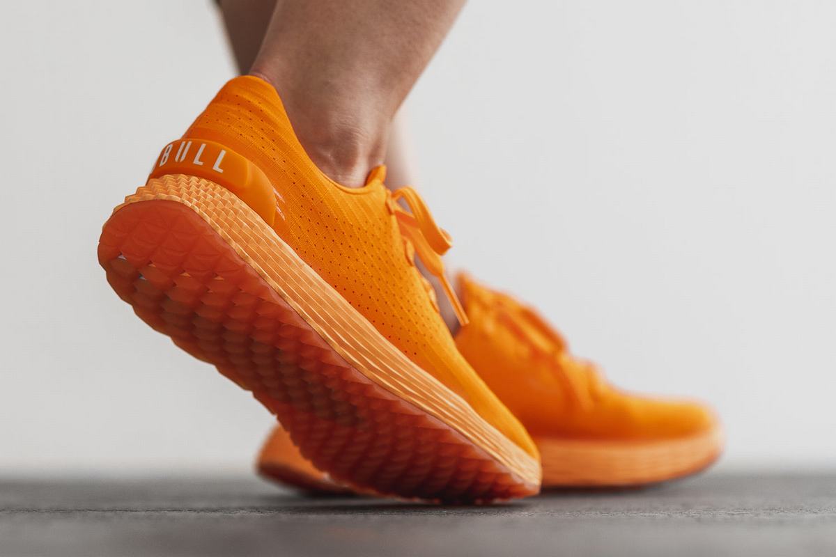 Nobull Neon Ripstop Runner Loopschoenen Dames Oranje | 395216-EYF