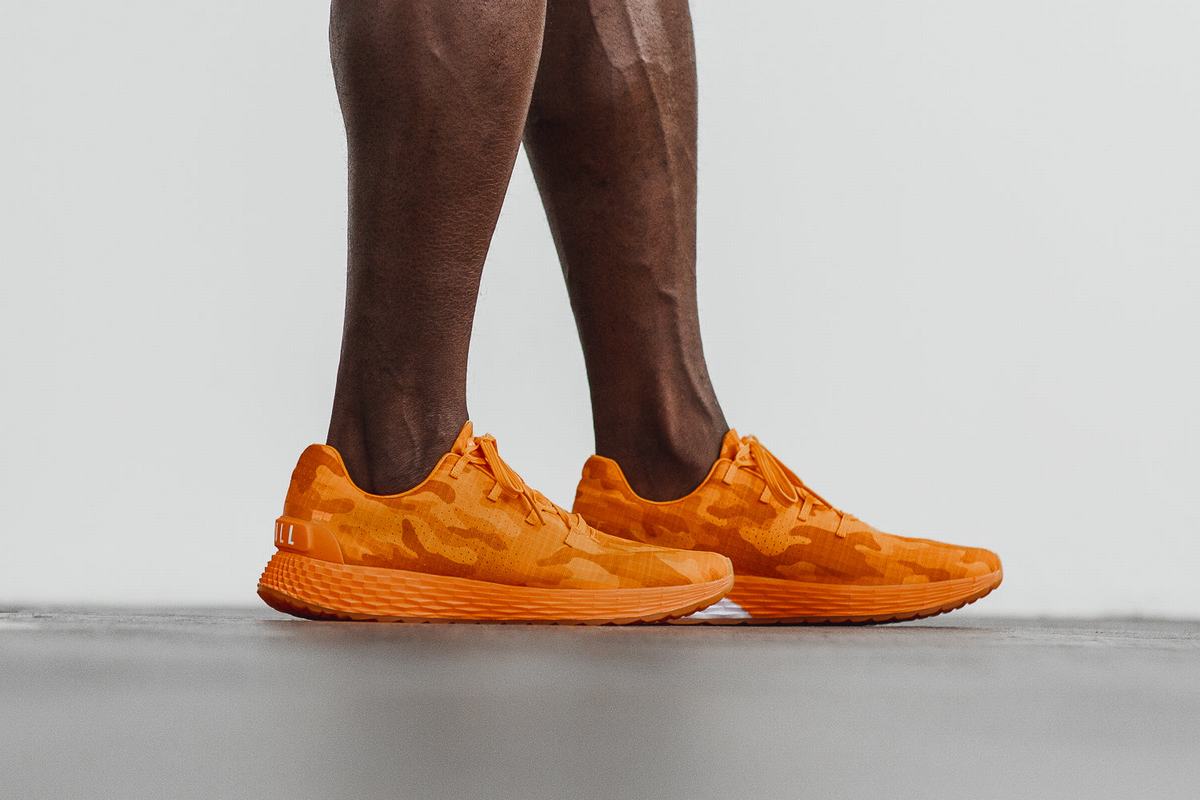 Nobull Neon Ripstop Runner Loopschoenen Heren Oranje Camo | 416082-OCN