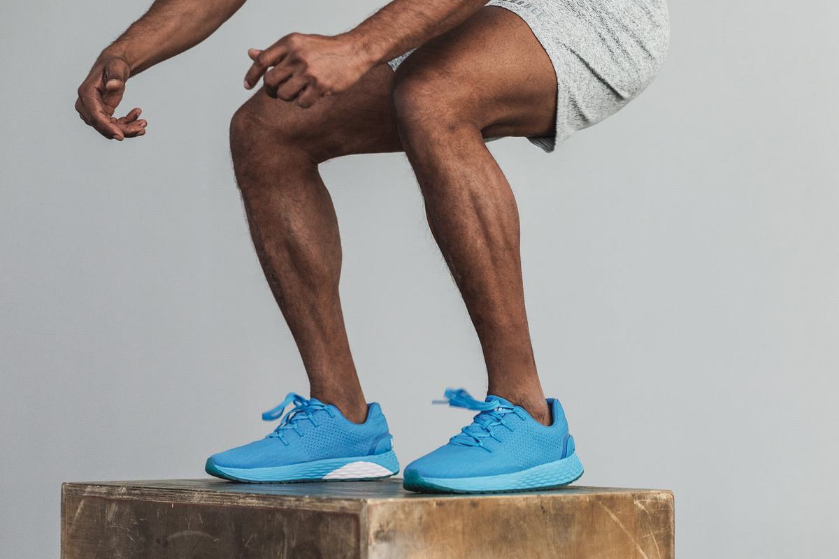 Nobull Neon Ripstop Runner Loopschoenen Heren Blauw | 465712-YLN