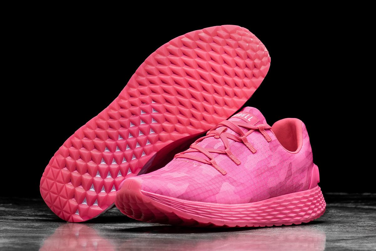 Nobull Neon Ripstop Runner Loopschoenen Dames Roze Camo | 512078-URA