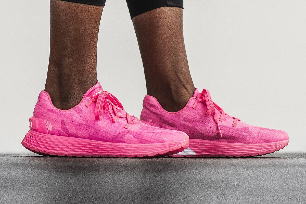 Nobull Neon Ripstop Runner Loopschoenen Dames Roze Camo | 512078-URA