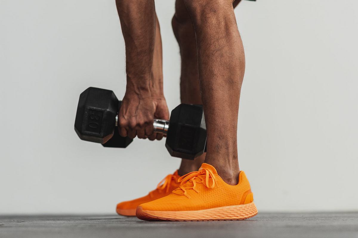 Nobull Neon Ripstop Runner Loopschoenen Heren Oranje | 589402-BTM