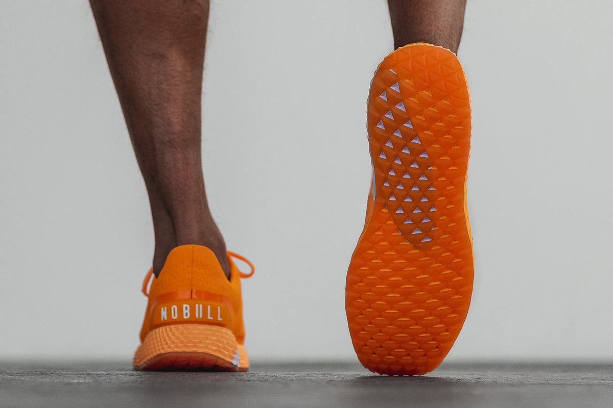 Nobull Neon Ripstop Runner Loopschoenen Heren Oranje | 589402-BTM