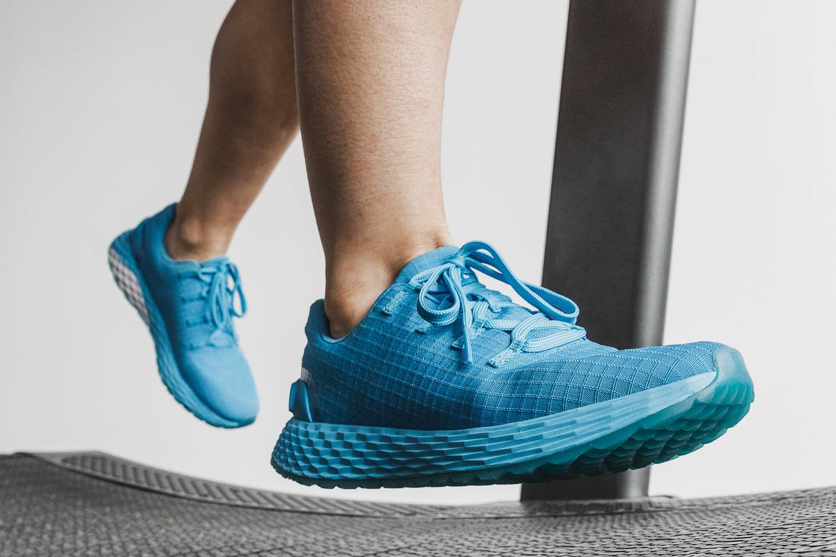 Nobull Neon Ripstop Runner Loopschoenen Dames Blauw | 825061-QVI