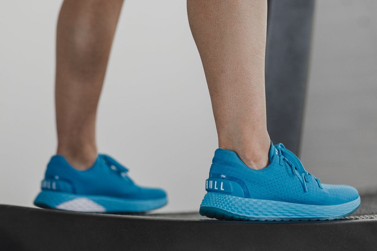 Nobull Neon Ripstop Runner Loopschoenen Dames Blauw | 825061-QVI