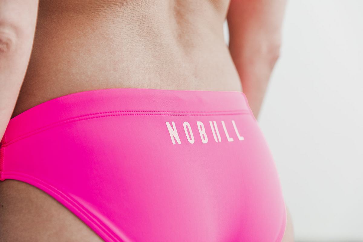 Nobull Neon Swim Bottom Dames Roze | 206497-CBI