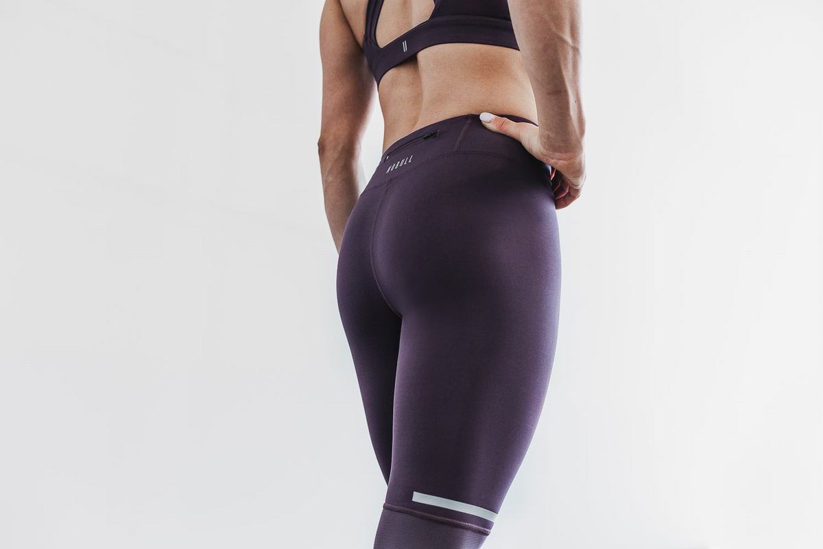 Nobull Pace Tight Hardloopbroek Dames Bruin | 985436-MFX