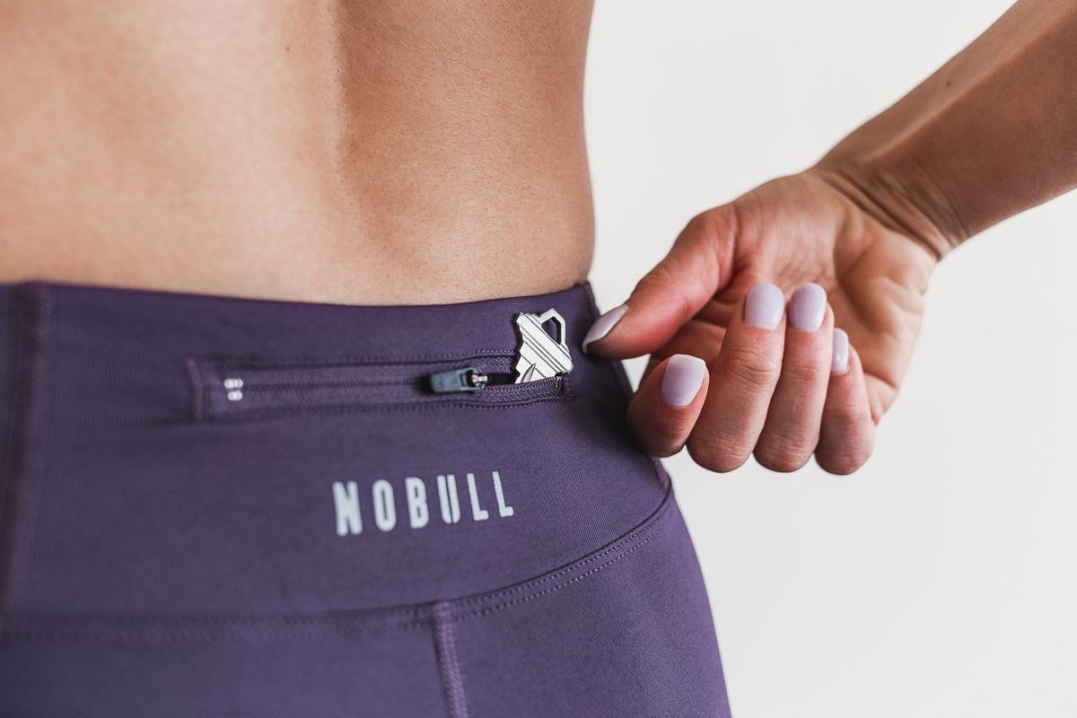 Nobull Pace Tight Hardloopbroek Dames Bruin | 985436-MFX
