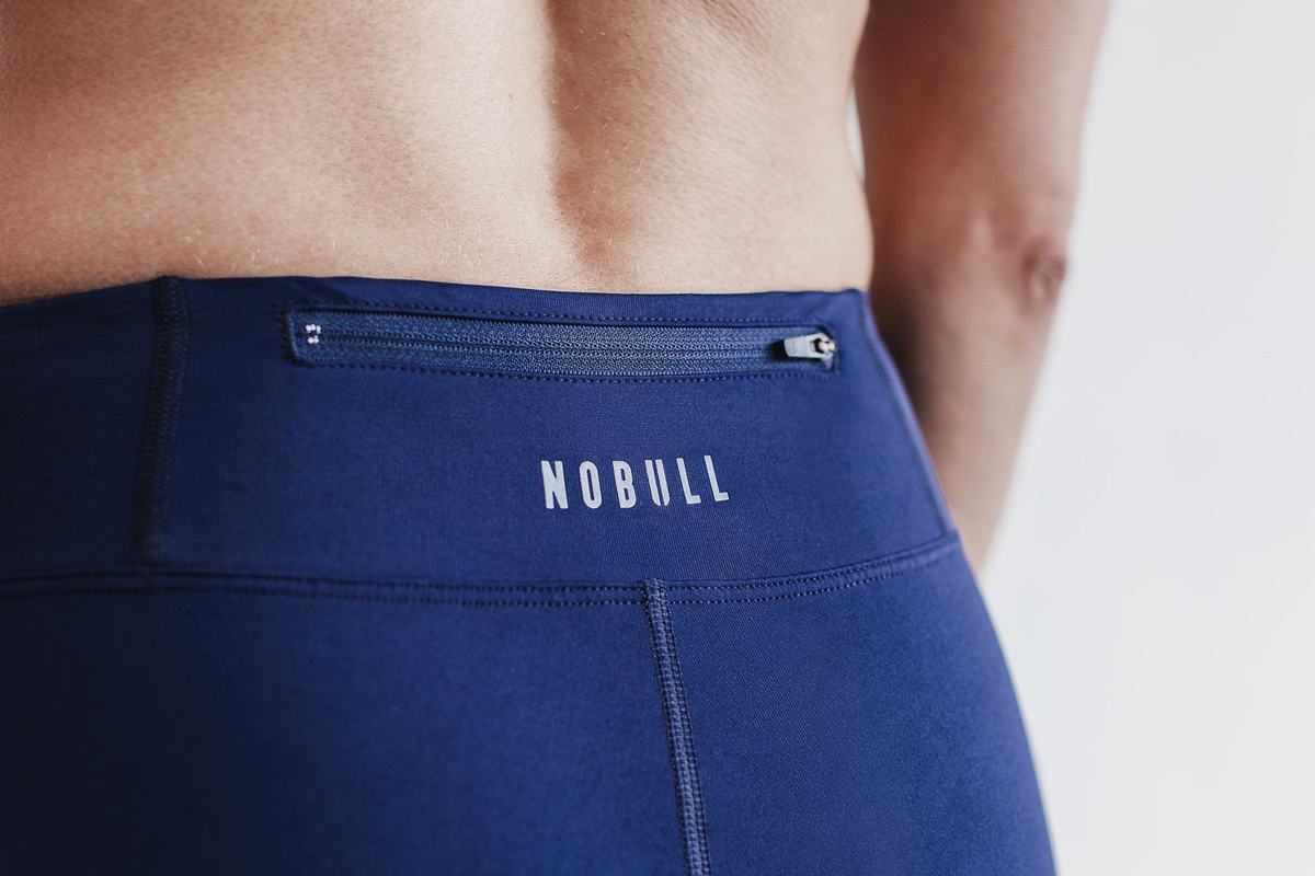 Nobull Pace Tight Hardloopbroek Dames Donkerblauw | 631895-XHO