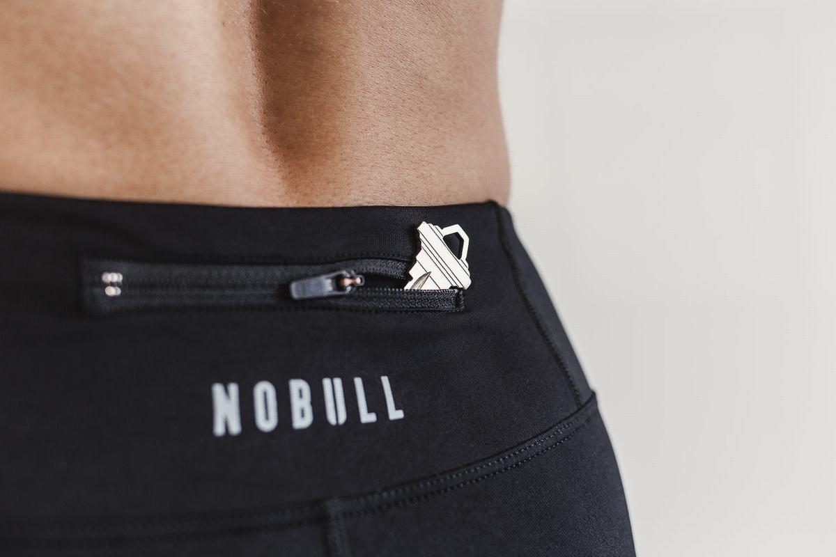 Nobull Pace Tight Hardloopbroek Dames Zwart | 465139-WBL