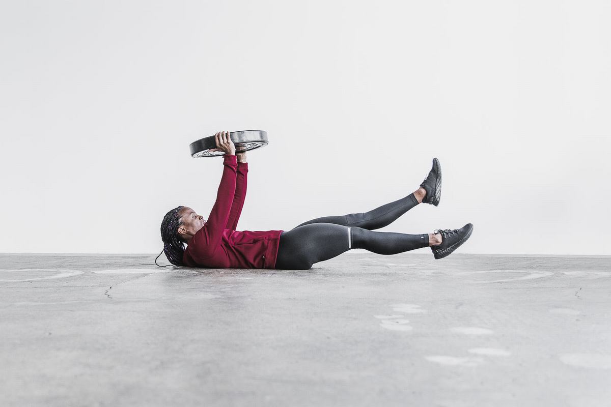 Nobull Performance Hoodie Dames Dieprood | 203971-LTD