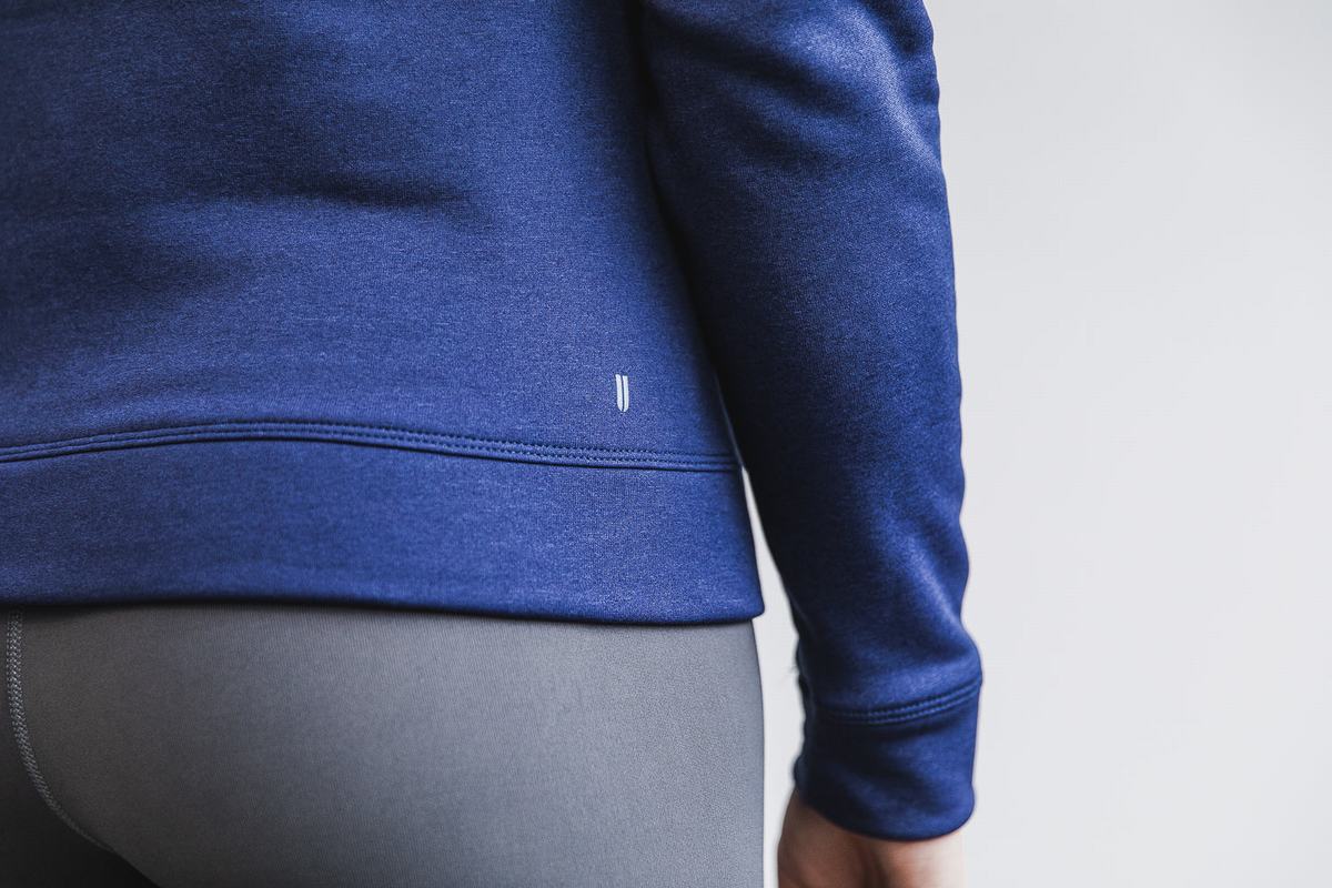 Nobull Performance Hoodie Dames Donkerblauw | 853269-MRP