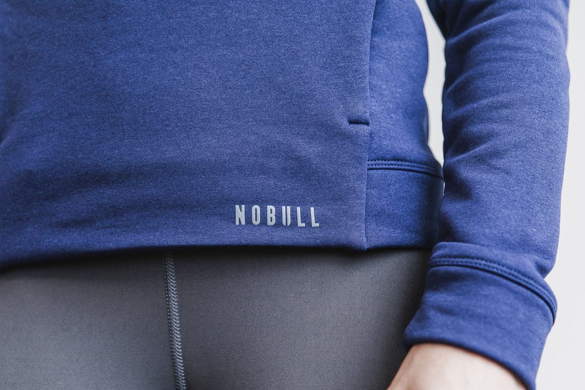 Nobull Performance Hoodie Dames Donkerblauw | 853269-MRP