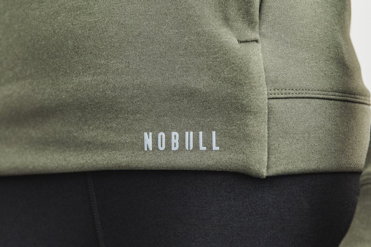 Nobull Performance Hoodie Dames Groen | 904675-YOJ