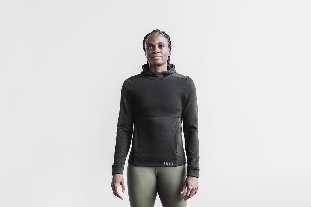 Nobull Performance Hoodie Dames Zwart | 260197-RXW