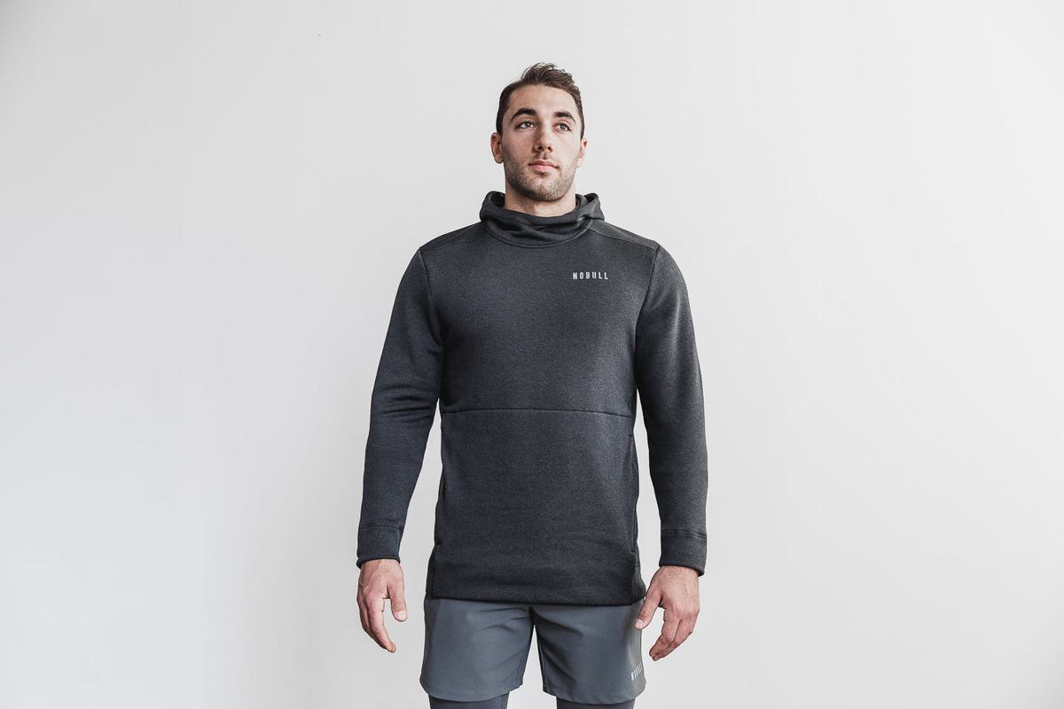 Nobull Performance Hoodie Heren Diepgrijs | 806749-DCB
