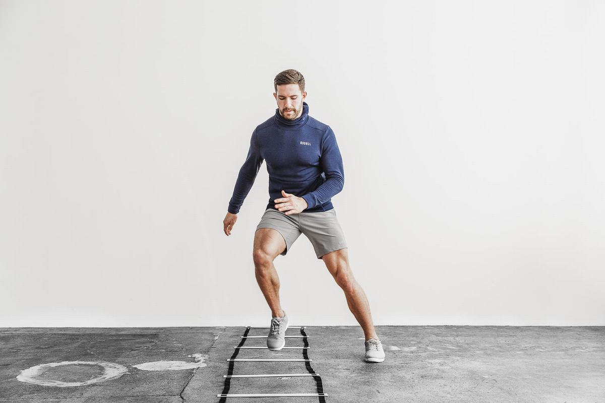 Nobull Performance Hoodie Heren Donkerblauw | 710546-PIR