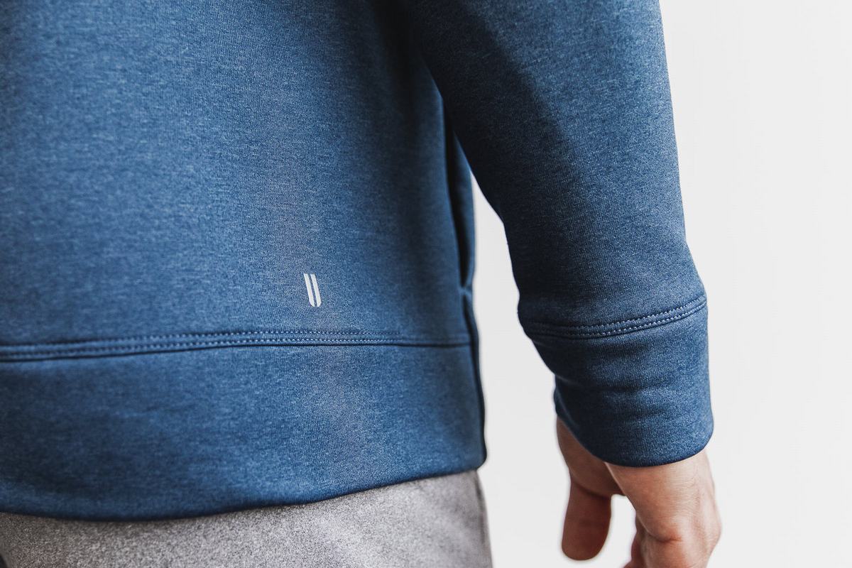 Nobull Performance Hoodie Heren Grijs Blauw | 234759-XGE