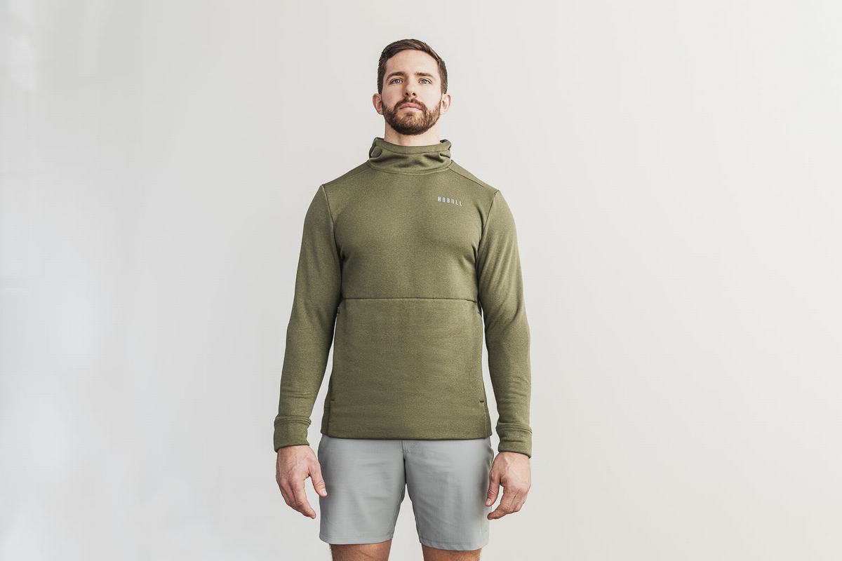 Nobull Performance Hoodie Heren Groen | 506978-PJH
