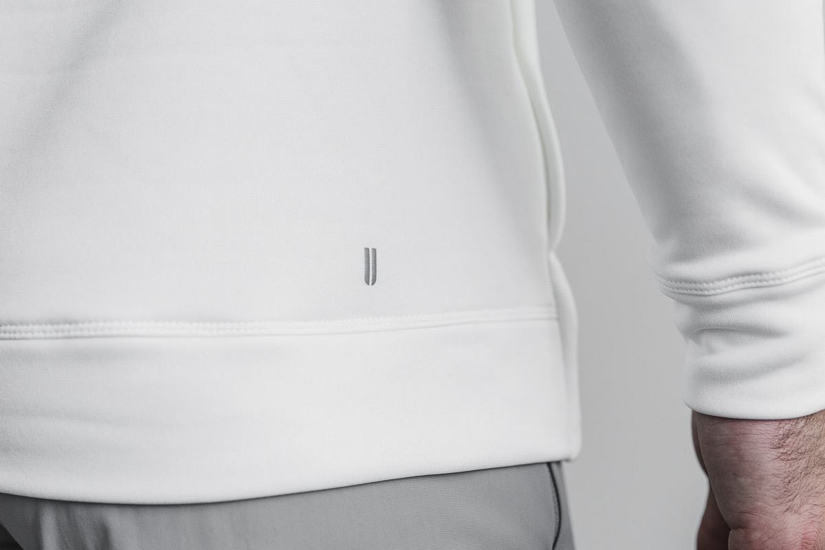 Nobull Performance Hoodie Heren Wit | 597186-ELV