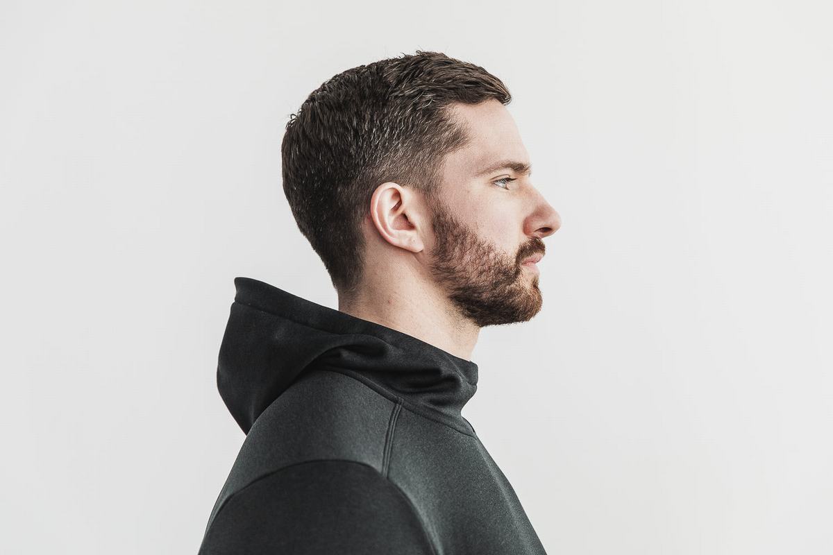 Nobull Performance Hoodie Heren Zwart | 530697-SQZ