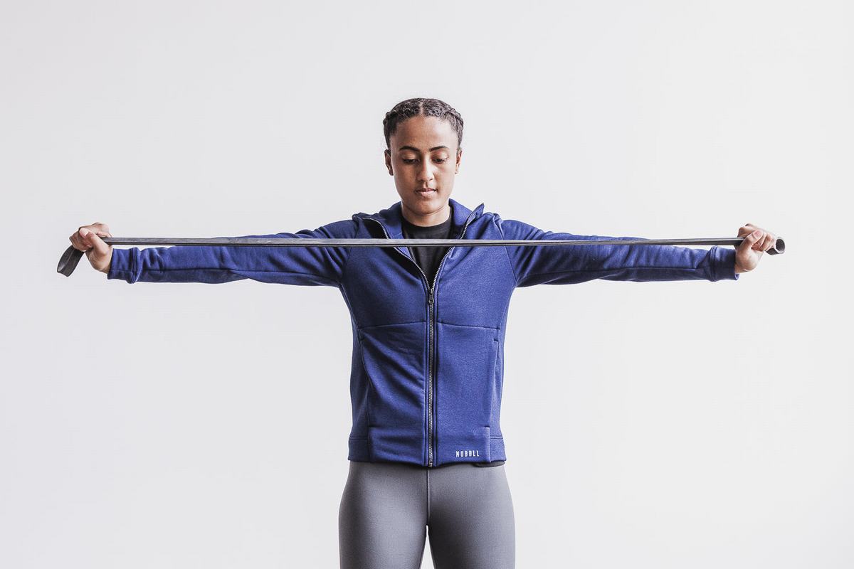 Nobull Performance Zip-up Hoodie Dames Donkerblauw | 298710-GLO