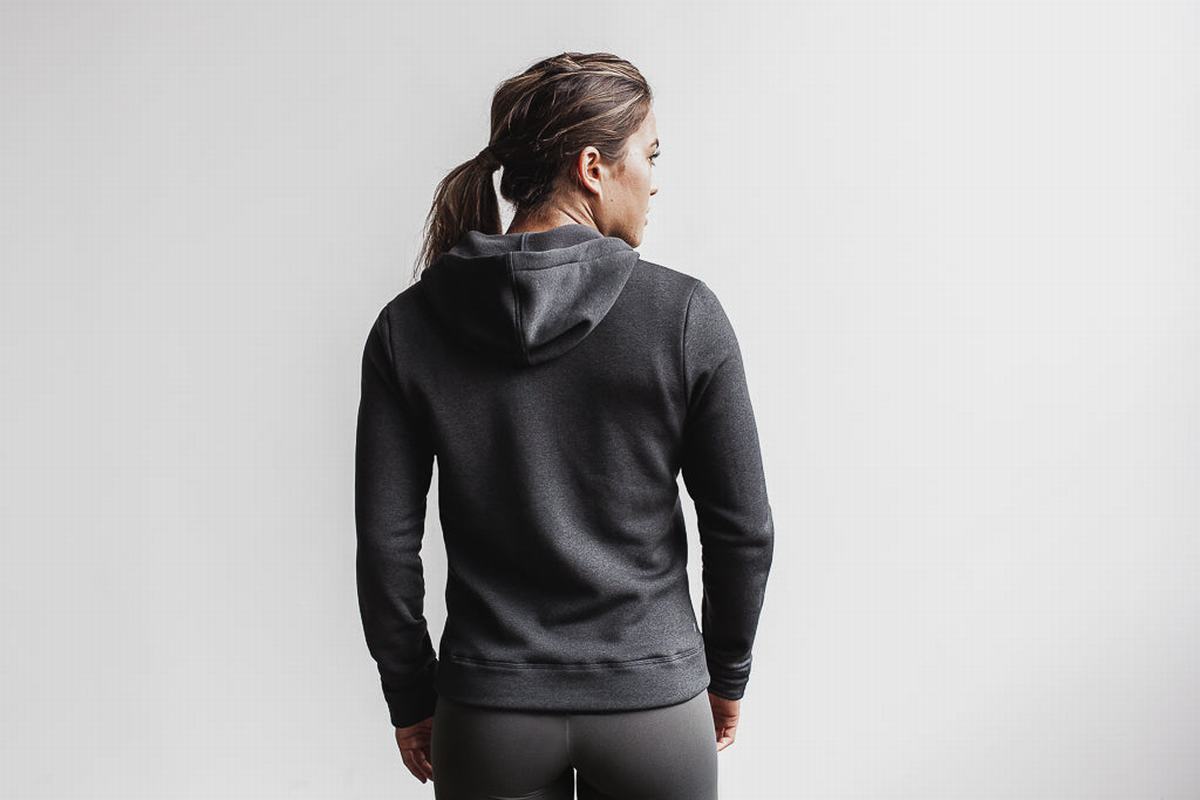 Nobull Performance Zip-up Hoodie Dames Dieprood | 481623-OMP