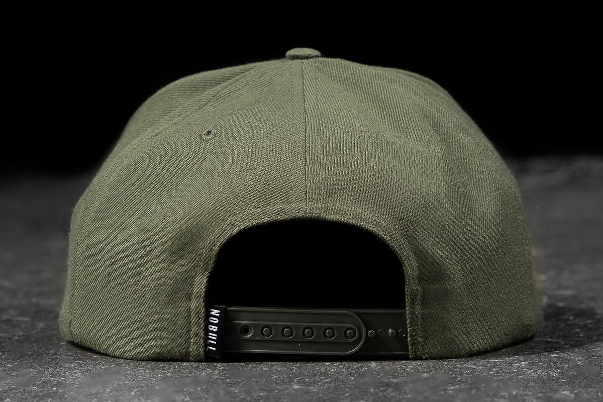 Nobull Platte-Brim Snapback Hoeden Dames Olijfgroen | 281967-VIS