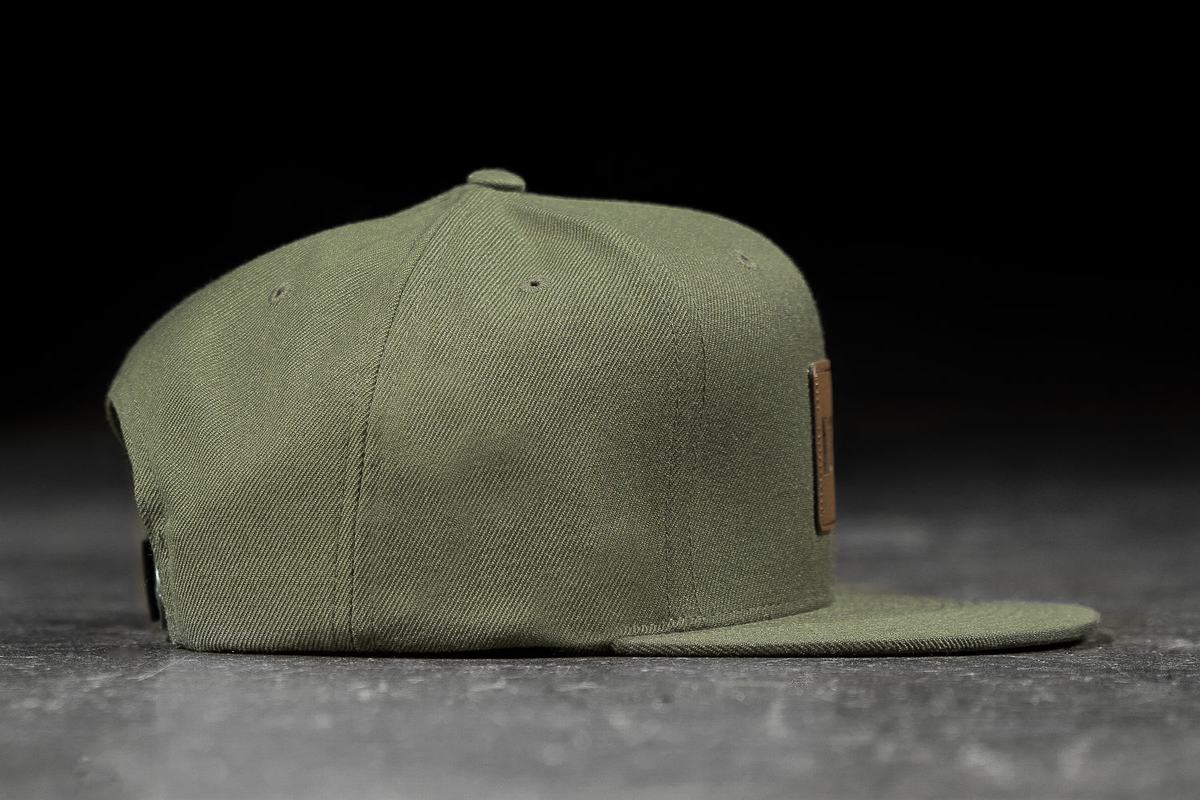 Nobull Platte-Brim Snapback Hoeden Dames Olijfgroen | 281967-VIS