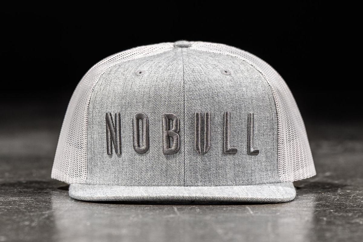 Nobull Platte-Brim Trucker Hoeden Dames Lichtgrijs | 092317-NJO