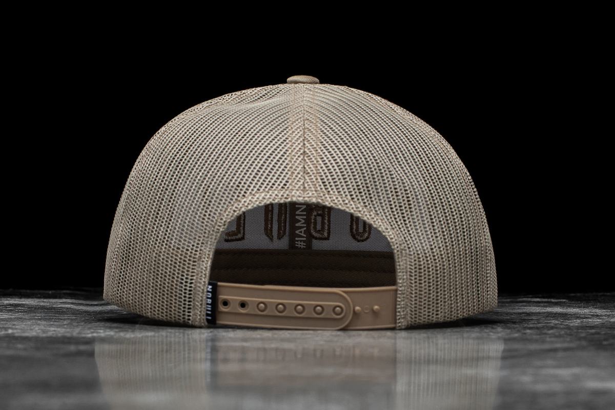 Nobull Platte-Brim Trucker Hoeden Dames Lichtbruin | 157028-TDO
