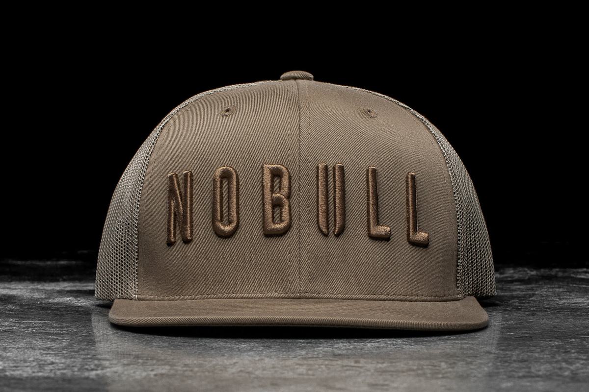 Nobull Platte-Brim Trucker Hoeden Dames Lichtbruin | 157028-TDO
