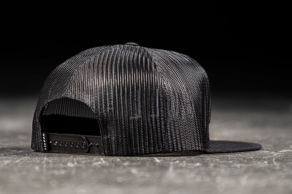 Nobull Platte-Brim Trucker Hoeden Dames Zwart | 549761-PDN
