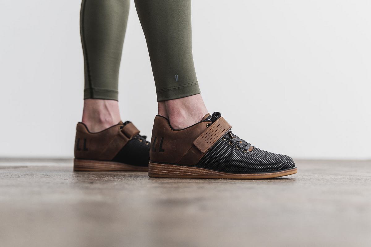 Nobull Powerlift Schoenen Dames Koffie | 130457-QWE