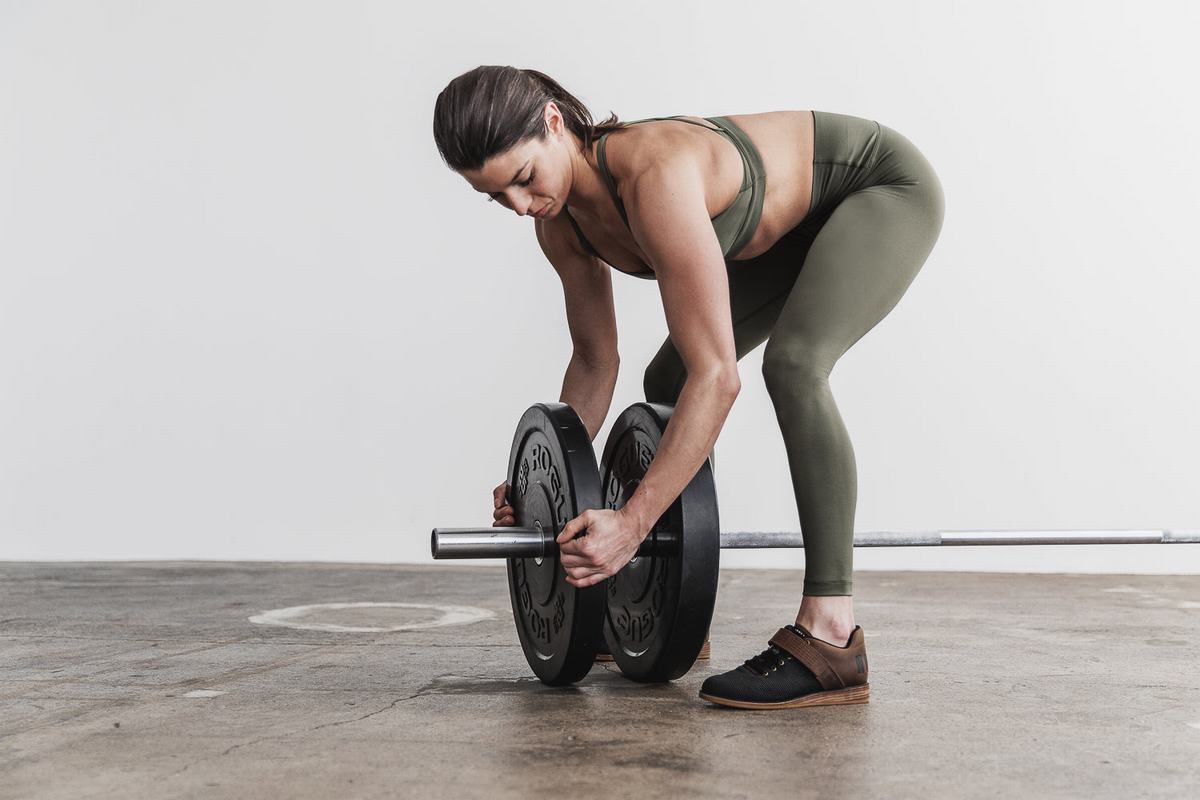 Nobull Powerlift Schoenen Dames Koffie | 130457-QWE