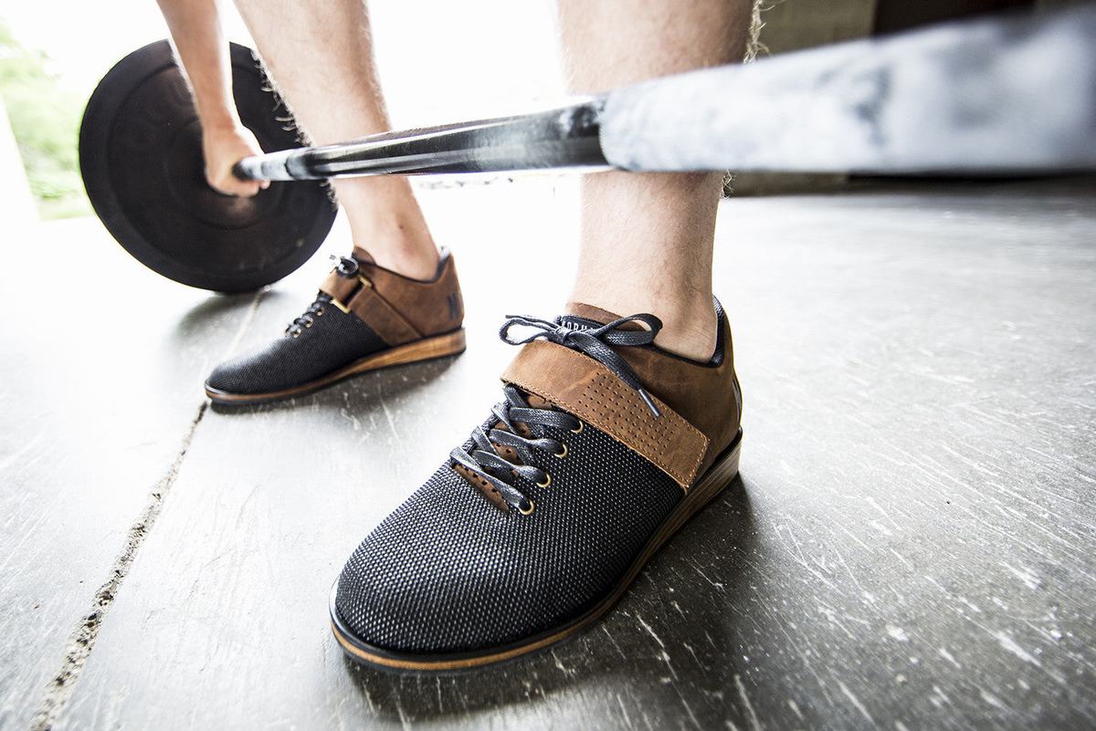 Nobull Powerlift Schoenen Heren Koffie | 217468-EAZ