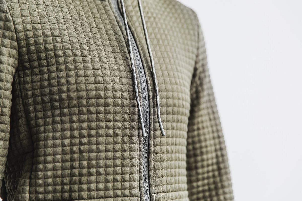 Nobull Quilted Zip-up Jassen Dames Groen | 248951-IFO