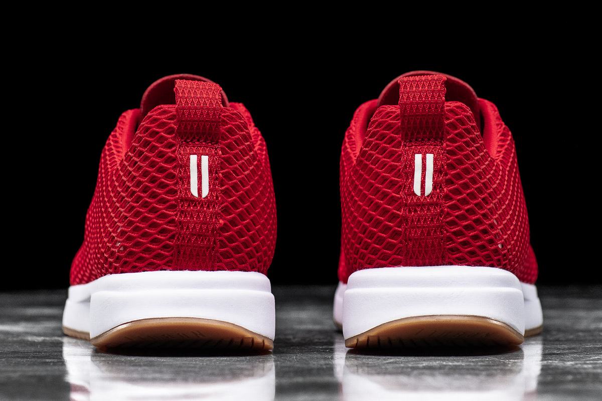 Nobull Racing Mesh Runner Loopschoenen Dames Rood | 978425-WSM