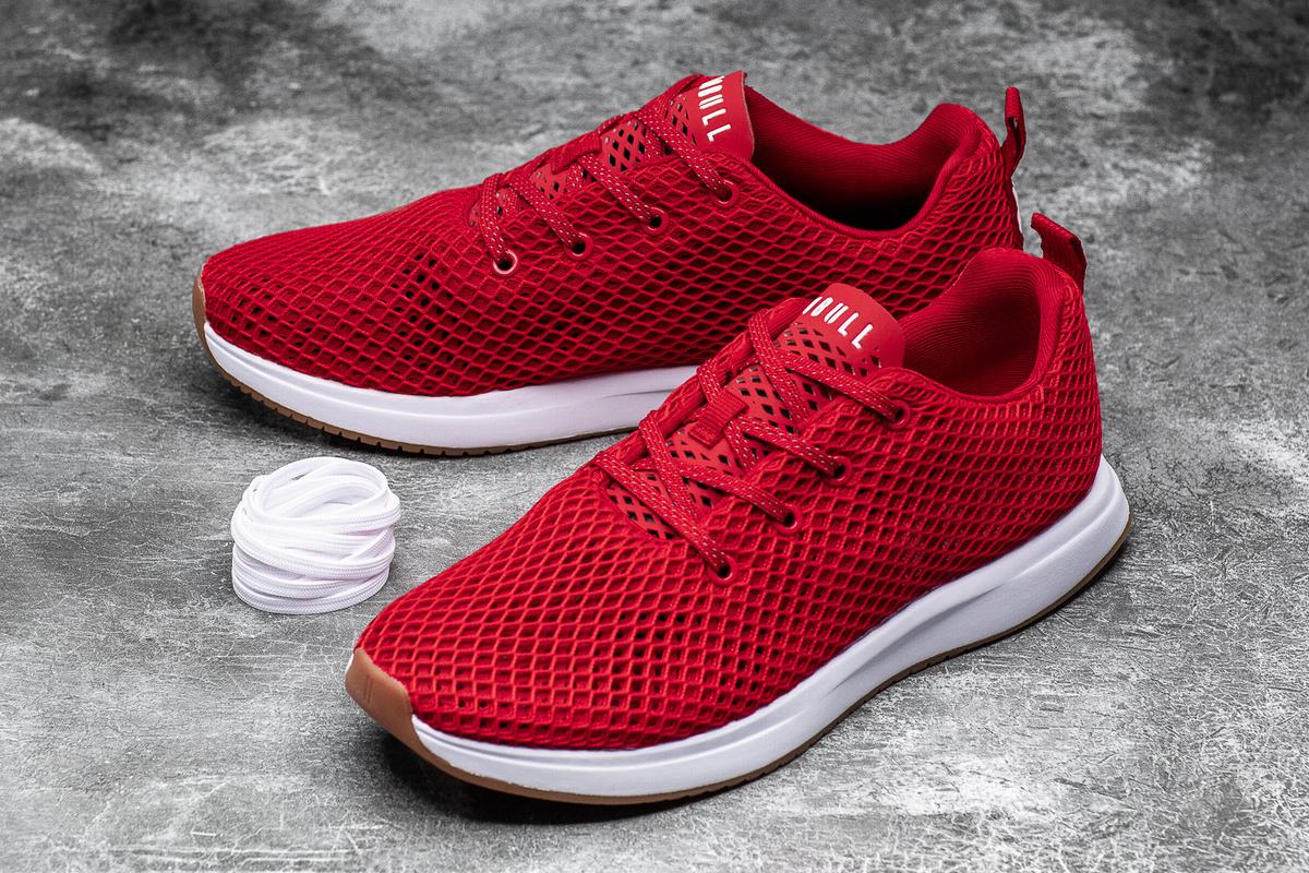 Nobull Racing Mesh Runner Loopschoenen Dames Rood | 978425-WSM